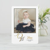 Carte photo de vacances joyeuses (Debout devant)