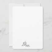 Carte photo de vacances joyeuses (Dos)