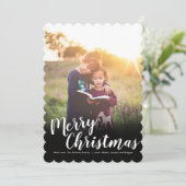 Carte photo de vacances | Joyeux Noël 4 (Debout devant)