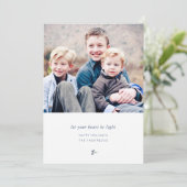 Carte photo de vacances léger (Debout devant)