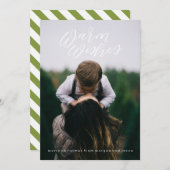 Carte photo de vacances Lettré à la main (Devant / Derrière)