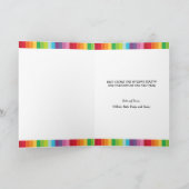 Carte photo de vacances lumineux et coloré (Intérieur)