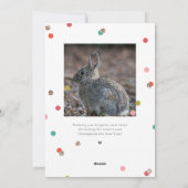 Carte photo de vacances lumineux et joyeux (Dos)