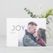 Carte photo de vacances minimaliste (Debout devant)