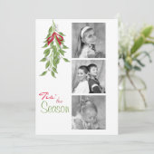 Carte photo de vacances Mistletoe (Debout devant)