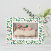 Carte photo de vacances Mistletoe (Debout devant)