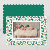 Carte photo de vacances Mistletoe (Devant / Derrière)