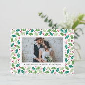 Carte photo de vacances Mistletoe (Debout devant)