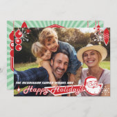 Carte photo De Vacances Moderne Du Milieu Du Siècl (Devant / Derrière)