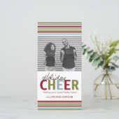 Carte photo de vacances moderne et personnalisable (Debout devant)