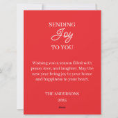 Carte photo de vacances moderne Postage Timbre (Dos)