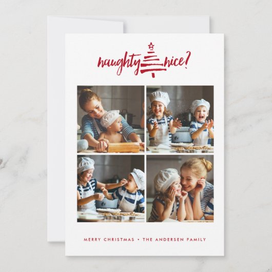 CARTE PHOTO de vacances | Naughty moderne Nice Noë (Devant)