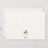 Carte photo de vacances Noël Deer (Dos)