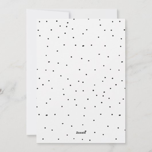 CARTE PHOTO de vacances | Noël minimal moderne (Dos)