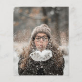 Carte photo de vacances | Noël moderne (Dos)