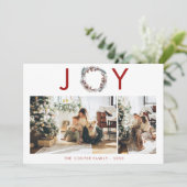 Carte photo de vacances | Noël moderne (Debout devant)