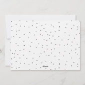 CARTE PHOTO de vacances | Noël numérique minimalis (Dos)