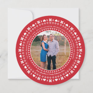 Carte photo de vacances nordique