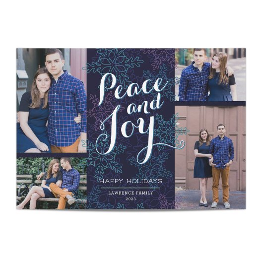 Carte photo de vacances Northern Lights