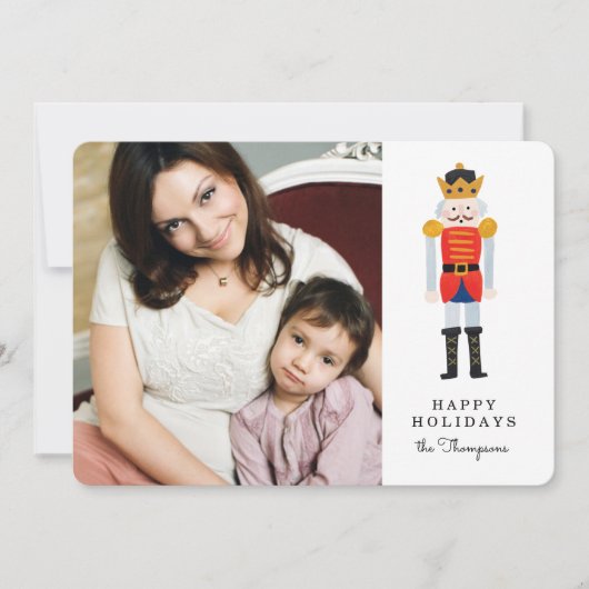 Carte photo de vacances Nutcracker (Devant)