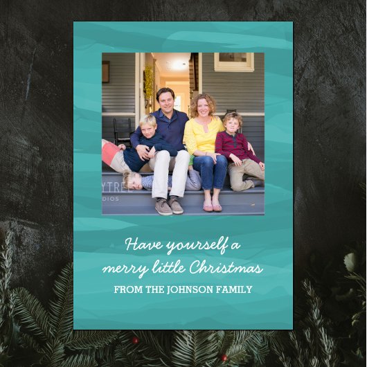 Carte photo de vacances Painterly Watercolor | TUR