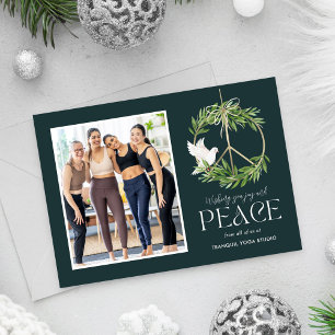 Carte photo de vacances paisible Dove Business