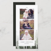 Carte photo de vacances Pine Forest (Devant / Derrière)