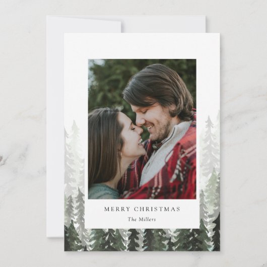 Carte photo de vacances Pine Forest (Devant)