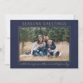 Carte photo de vacances pour Joyeuses Fêtes de fam (Devant)