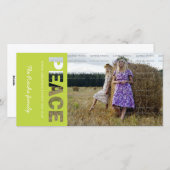 Carte photo de vacances pour la paix (Devant / Derrière)