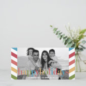 CARTE PHOTO de vacances RAINBOW (Debout devant)