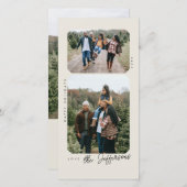 Carte photo de vacances Retro Frame (Devant / Derrière)