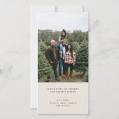 Carte photo de vacances Retro Frame (Dos)