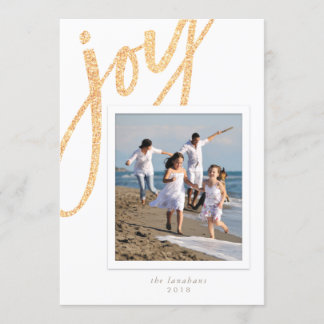 Carte photo de vacances *Sparkle Joy*