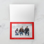 CARTE PHOTO de vacances | Sucres de canne de Noël (Intérieur)