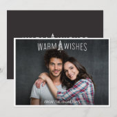 Carte photo de vacances, voeux de Noël (Devant / Derrière)