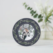 Carte photo de vacances Wreath Winter (Debout devant)