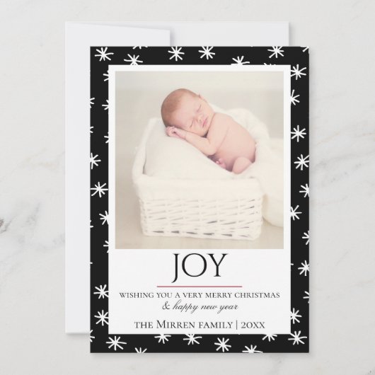 Carte photo de vacances Yuletide (Devant)