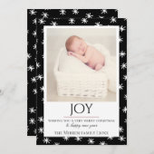 Carte photo de vacances Yuletide (Devant / Derrière)