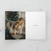 Carte photo de verre de tir Sparkling Xmas (Intérieur)