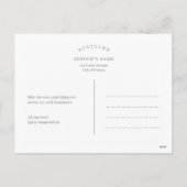 Carte photo de vœux Bonne Année (Dos)