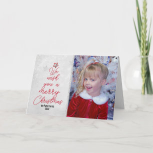 Carte photo de voeux de Noël