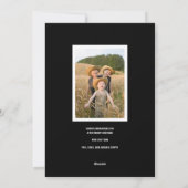 Carte photo de voeux de vacances moderne le plus m (Dos)