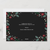 Carte photo de voeux de vacances moderne le plus m (Dos)