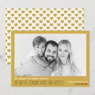 Carte photo de vœux et bisous pour les occasions m