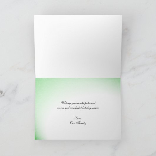 Carte photo de voiture ancienne (Intérieur)