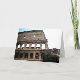 Carte Photo de voyage italien du Colosseum