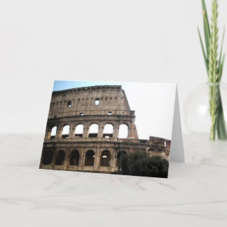 Carte Photo de voyage italien du Colosseum