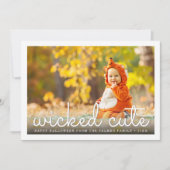 Carte Photo de Wicked Cute Halloween (Devant)