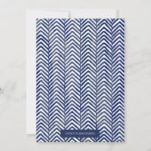 Carte photo Deep Blue Winter Christmas (Dos)